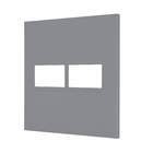 Placa 1+1 POSTO 4X4 Cinza Pial Plus+          