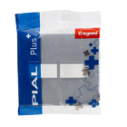 Placa 1+1 POSTO 4X4 Cinza Pial Plus+          