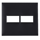 Placa 1+1 POSTO 4X4 Preto Pial Plus+        