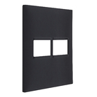 Placa 1+1 POSTO 4X4 Preto Pial Plus+        