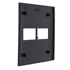 Placa 1+1 POSTO 4X4 Preto Pial Plus+        