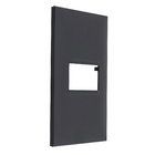 Placa 1 POSTO 4X2 Preto Pial Plus+          