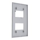 Placa 2 Postos Separados 4X2 Cinza Pial Plus+ 