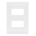 Placa 2 POST SEP 4X2 Branco Pial Plus+         