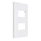 Placa 2 POST SEP 4X2 Branco Pial Plus+         