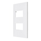 Placa 2 POST SEP 4X2 Branco Pial Plus+         