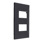 Placa 2 POST SEP 4X2 Preto Pial Plus+        