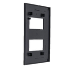 Placa 2 POST SEP 4X2 Preto Pial Plus+        