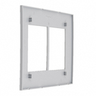 Placa 3+3 Postos 4X4 Cinza Pial Plus+         