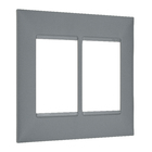 Placa 3+3 Postos 4X4 Cinza Pial Plus+         