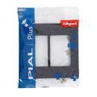 Placa 3+3 Postos 4X4 Preto Pial Plus+       