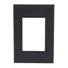 Placa 3 Postos 4X2 Preto Pial Plus+          