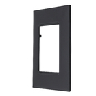 Placa 3 Postos 4X2 Preto Pial Plus+          