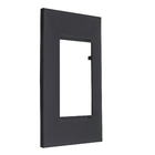 Placa 3 Postos 4X2 Preto Pial Plus+          