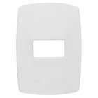 Placa 1 Módulo 4x2 - Radial Pérola Branca