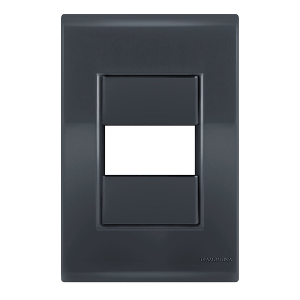 Placa 1 Módulo 4x2 - Tramontina Liz Grafite - Tlg036