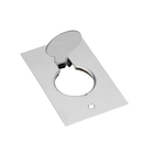 Placa 1 Módulo Para Piso 4x2 – Inóx – Tpi001