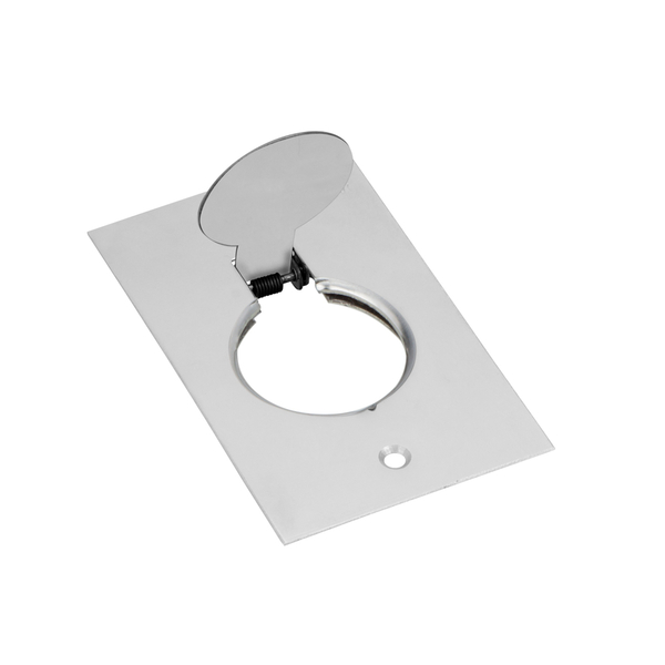 Placa 1 Módulo Para Piso 4x2 – Inóx – Tpi001