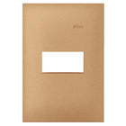 Placa 1 Posto 4X2 Rosê Gold Simon 35