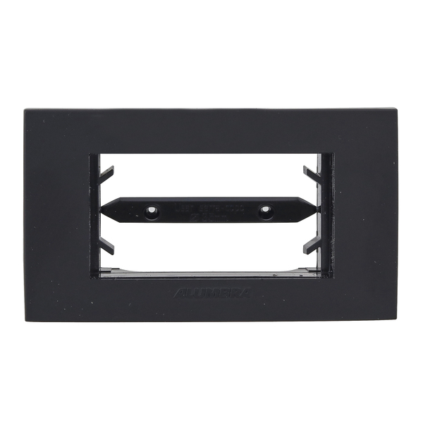 Placa 1Módulo(s) com Suporte para Móveis Inova Pro Class Black Piano Alumbra