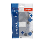 Placa 1 Posto 4X2 Cinza Pial Plus+            