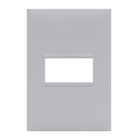 Placa 1 Posto 4X2 Cinza Pial Plus+            