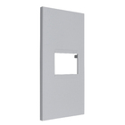 Placa 1 Posto 4X2 Cinza Pial Plus+            