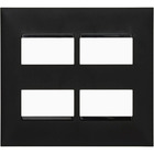 Placa 2 2 Posto 4x4 Preta 618514pt Pial Plus +