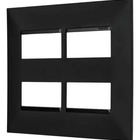 Placa 2 2 Posto 4x4 Preta 618514pt Pial Plus +