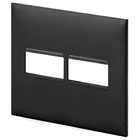 Placa 2 Módulos 4x4 - Preta - Pial Plus +