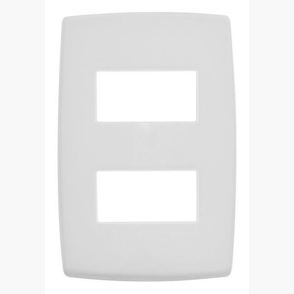 Placa 2 Módulos + Suporte 4x2 - Pial Plus - Pps054