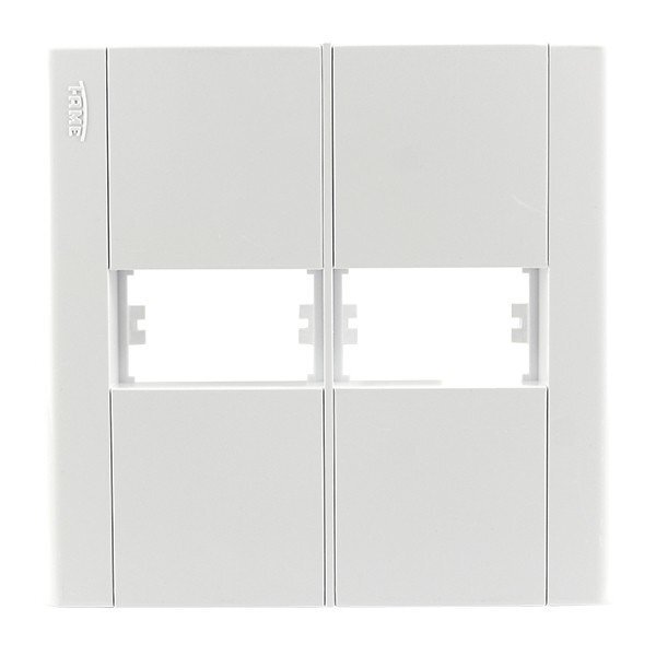 Placa 2 Módulos + Suporte 4x4 - Fame Modulare - 0655