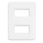 Placa 2 Módulos Distantes 4x2 - Perlex Nova Aros - 73pl2s