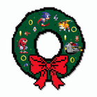 Placa 30x30 - Guirlanda Natalina Sonic