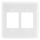 Placa 3 + 3 Interruptores 4x4 - Perlex Pumalux - 23pl33