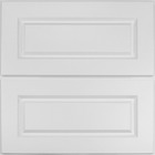 Placa 3d Boiserie Ii Auto Adesivo 50 X 50 Cm (branco)