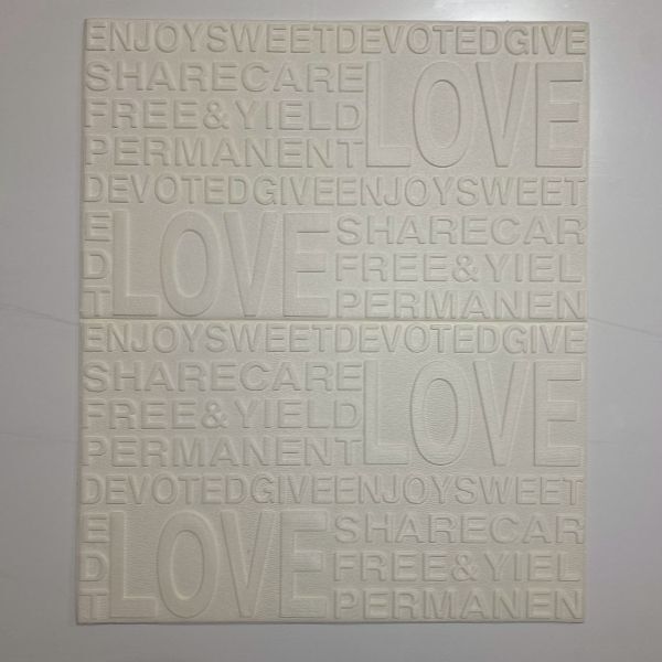 PLACA 3D EM ESPUMA AUTO ADESIVA PARA PAREDE 70X70CM KIT 16 PÇS