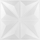 Placa 3d Madrid Auto Adesivo 50x50 Cm (branco)