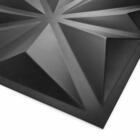 Placa 3d Madrid Dark Auto Adesivo 50x50 Cm (preto)