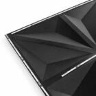 Placa 3d Madrid Dark Auto Adesivo 50x50 Cm (preto)