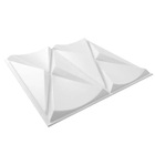 Placa 3d Mini Dubai Auto Adesivo 25x25 Cm (branco)