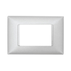 Placa 3 Postos 4X2 Pérola Pial Plus+      