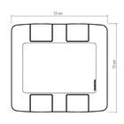 Placa 4 Postos 4x4 Tramontina Aria Branca