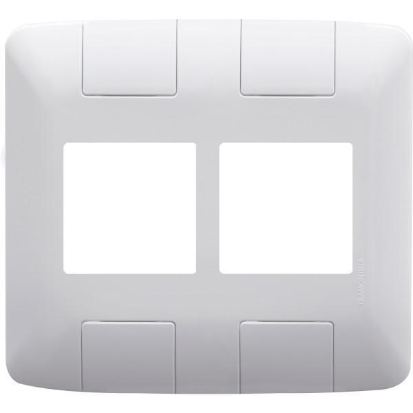 Placa 4 Postos 4x4 Tramontina Aria Branca