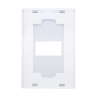 PLACA 4X2 - 1 MÓDULO (ACRÍLIC BRANCO) - LX