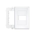 Placa 4x2 1 Módulo Horizontal C/ Suporte Fame Evidence