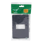 Placa 4X2 1 Módulo Stellar Black Orion Schneider