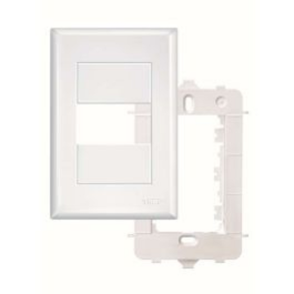 Placa 4x2 1 Modulos Distanciados Com Suporte Evidence