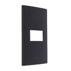 Placa 4x2 1Módulo(s) com Suporte Inova Pro Class Black Piano Alumbra