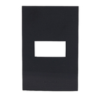 Placa 4x2 1Módulo(s) com Suporte Inova Pro Class Black Piano Alumbra